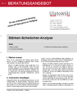 Stärken- & Schwächenanalyse